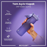ION8ION8 - İnce Suluk - Açık Mor - 500 ml - Sızdırmaz - BPA İçermeyenI8RF500PERI