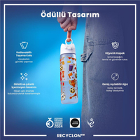 ION8ION8 - İnce Suluk - Futbol - 500 ml - Sızdırmaz - BPA İçermeyenI8RF500PIFOOT