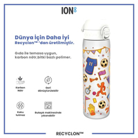 ION8ION8 - İnce Suluk - Futbol - 500 ml - Sızdırmaz - BPA İçermeyenI8RF500PIFOOT