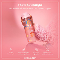 ION8ION8 - İnce Suluk - Gökkuşağı - 500 ml - Sızdırmaz - BPA İçermeyenI8RF500PPRAINB2