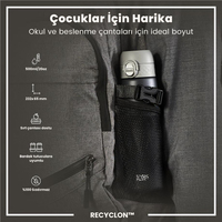 ION8ION8 - İnce Suluk - Gri - 500 ml - Sızdırmaz - BPA İçermeyenI8RF500GRY