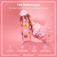 ION8ION8 - İnce Suluk - Kediler - 500 ml - Sızdırmaz - BPA İçermeyenI8RF500PRCATS