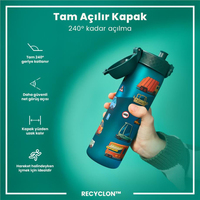 ION8ION8 - İnce Suluk - Koyu Mavi - 500 ml - Sızdırmaz - BPA İçermeyenI8RF500PAAUTO