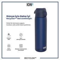 ION8ION8 - İnce Suluk - Koyu Mavi - 500 ml - Sızdırmaz - BPA İçermeyenI8RF500NAV