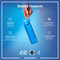 ION8ION8 - İnce Suluk - Mavi - 500 ml - Sızdırmaz - BPA İçermeyenI8RF500BLU