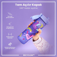 ION8ION8 - İnce Suluk - Mor Unicorn - 500 ml - Sızdırmaz - BPA İçermeyenI8RF500PVUNIC