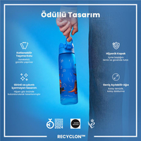 ION8ION8 - İnce Suluk - Şarkıcı Dino - 500 ml - Sızdırmaz - BPA İçermeyenI8RF500PBDINOB