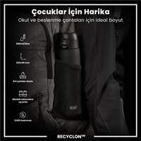 ION8ION8 - İnce Suluk - Siyah - 500 ml - Sızdırmaz - BPA İçermeyenI8RF500BLK