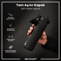 ION8ION8 - İnce Suluk - Siyah - 500 ml - Sızdırmaz - BPA İçermeyenI8RF500BLK