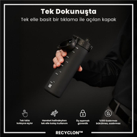 ION8ION8 - İnce Suluk - Siyah - 500 ml - Sızdırmaz - BPA İçermeyenI8RF500BLK