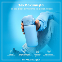 Ion8Ion8 - Paslanmaz Çelik Çocuk Suluk - Alaska Mavisi - 400 ml - SızdırmazI8SS400ABLU2