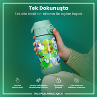 Ion8Ion8 - Paslanmaz Çelik Çocuk Suluk - Çiftlik Hayvanları - 400 ml - SızdırmazI8SS400PTFARMA