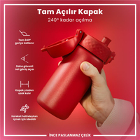 Ion8Ion8 - Paslanmaz Çelik Çocuk Suluk - Kırmızı - 400 ml - SızdırmazI8SS400RED