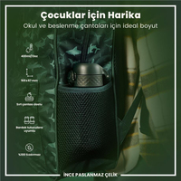 Ion8Ion8 - Paslanmaz Çelik Çocuk Suluk - Koyu Yeşil - 400 ml - SızdırmazI8SS400DGRE