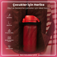 Ion8Ion8 - Paslanmaz Çelik Çocuk Suluk - Kırmızı - 400 ml - SızdırmazI8SS400RED