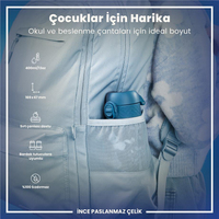 Ion8Ion8 - Paslanmaz Çelik Çocuk Suluk - Orman Hayvanları - 400 ml - SızdırmazI8SS400PTFOREAN