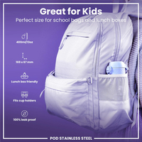 ION8ION8 - Paslanmaz Çelik Çocuk Suluk - Periler - 400 ml - SızdırmazI8SS400PVFAIRY