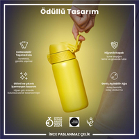 Ion8Ion8 - Paslanmaz Çelik Çocuk Suluk - Sarı - 400 ml - SızdırmazI8SS400YEL