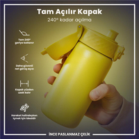 Ion8Ion8 - Paslanmaz Çelik Çocuk Suluk - Sarı - 400 ml - SızdırmazI8SS400YEL