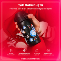 Ion8Ion8 - Paslanmaz Çelik Çocuk Suluk - Uzay - 400 ml - SızdırmazI8SS400PKSPACE2