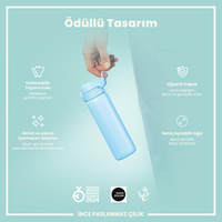 Ion8Ion8 - Paslanmaz Çelik İnce Suluk - Alaska Mavisi - 600 ml - SızdırmazI8SS600ABLU2