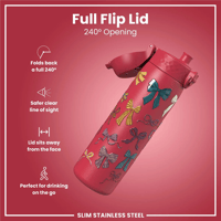 ION8ION8 - Paslanmaz Çelik İnce Suluk - Fiyonklar - 600 ml - SızdırmazI8SS600PVMBOWS