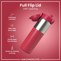 ION8ION8 - Paslanmaz Çelik İnce Suluk - Fuşya - 600 ml - SızdırmazI8SH600MAG