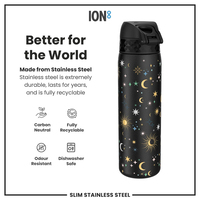 ION8ION8 - Paslanmaz Çelik İnce Suluk - Gökyüzü - 600 ml - SızdırmazI8SS600PKCELES