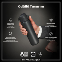 Ion8Ion8 - Paslanmaz Çelik İnce Suluk - Gri - 600 ml - SızdırmazI8SS600GRY
