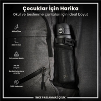 Ion8Ion8 - Paslanmaz Çelik İnce Suluk - Gri - 600 ml - SızdırmazI8SS600GRY