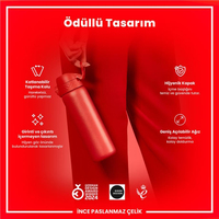 Ion8Ion8 - Paslanmaz Çelik İnce Suluk - Kırmızı - 600 ml - SızdırmazI8SS600RED