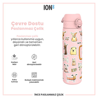 Ion8Ion8 - Paslanmaz Çelik İnce Suluk - Köpekler - 600 ml - SızdırmazI8SS600PPDOGS