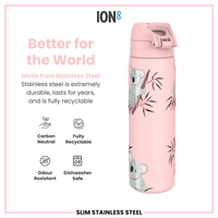 ION8ION8 - Paslanmaz Çelik İnce Suluk - Koala - 600 ml - SızdırmazI8SS600PPKOALA