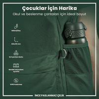 Ion8Ion8 - Paslanmaz Çelik İnce Suluk - Koyu Yeşil - 600 ml - SızdırmazI8SS600DGRE