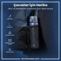 Ion8Ion8 - Paslanmaz Çelik İnce Suluk - Koyu Lacivert - 600 ml - SızdırmazI8SS600ANAVY