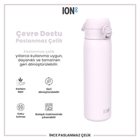 Ion8Ion8 - Paslanmaz Çelik İnce Suluk - Lila - 600 ml - SızdırmazI8SS600LIL2