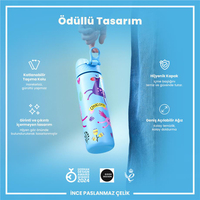 Ion8Ion8 - Paslanmaz Çelik İnce Suluk - Mavi Unicorn - 600 ml - SızdırmazI8SS600PBUNIC