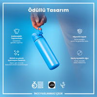 Ion8Ion8 - Paslanmaz Çelik İnce Suluk - Mavi - 600 ml - SızdırmazI8SS600BLU