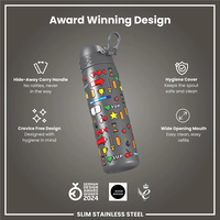 ION8ION8 - Paslanmaz Çelik İnce Suluk - Oyuncu - 600 ml - SızdırmazI8SS600PGGAME