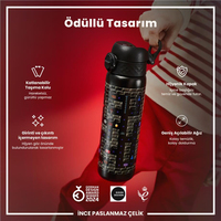 Ion8Ion8 - Paslanmaz Çelik İnce Suluk - Oyuncu - 600 ml - SızdırmazI8SS600PKGAME