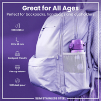 ION8ION8 - Paslanmaz Çelik İnce Suluk - Prenses - 600 ml - SızdırmazI8SS600PVPRIN
