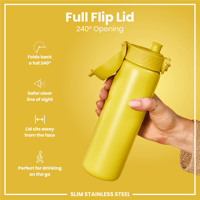 ION8ION8 - Paslanmaz Çelik İnce Suluk - Sarı - 600 ml - SızdırmazI8SS600YEL
