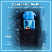 Ion8Ion8 - Paslanmaz Çelik İnce Suluk - Şarkıcı Dinozor - 600 ml - SızdırmazI8SS600PBDINOB