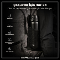 Ion8Ion8 - Paslanmaz Çelik İnce Suluk - Siyah - 600 ml - SızdırmazI8SS600BLK