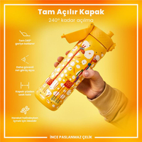 Ion8Ion8 - Paslanmaz Çelik İnce Suluk - Zürafalar - 600 ml - SızdırmazI8SS600PYGIRAF