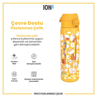 Ion8Ion8 - Paslanmaz Çelik İnce Suluk - Zürafalar - 600 ml - SızdırmazI8SS600PYGIRAF