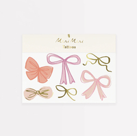 Meri Meri - Bow Tattoos - Kurdele Geçici Dövmeler (x2) Kategorisiz