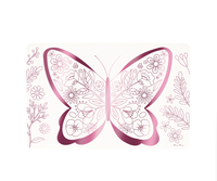 Meri Meri - Butterflies & Flowers Colouring Placemats - Kelebekler & Çiçekler Boyama Amerikan Servisleri (x8) Kategorisiz