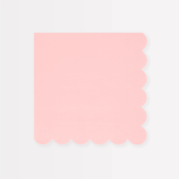 Meri Meri - Cotton Candy Pink Large Napkins - Pamuk Şekeri Pembesi Peçeteler (L) (x16) Kategorisiz