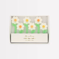Meri Meri - Daisy Candles - Papatya Mumlar (x6) Kategorisiz